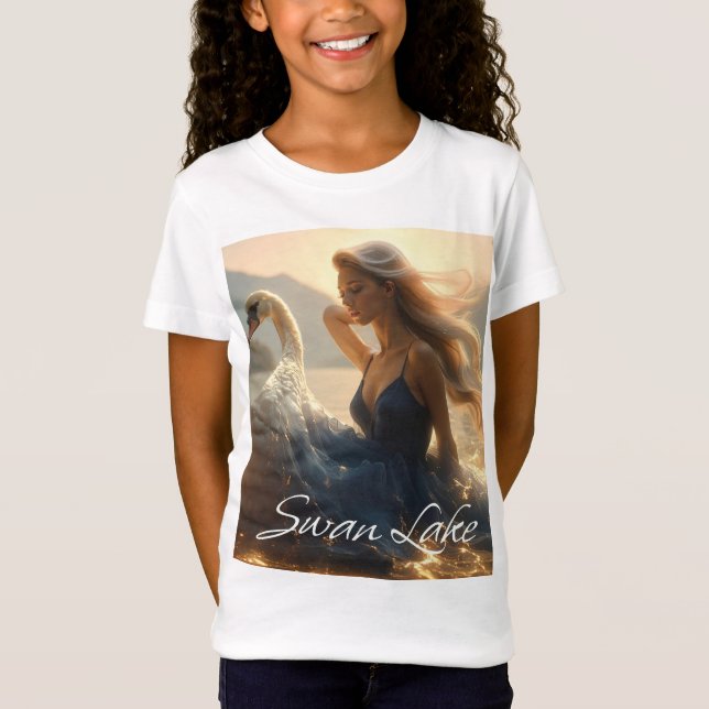 CAMISETA LAGO DOS CISNES - BALÉ & DANÇA -  (Frente)