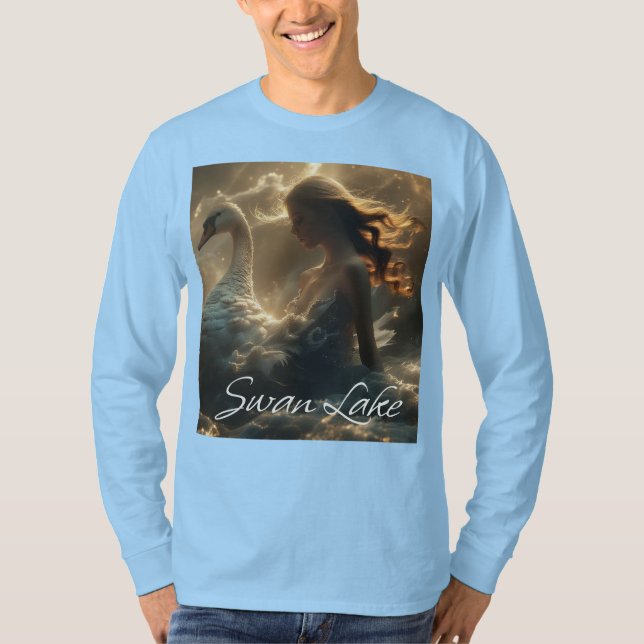 CAMISETA LAGO DOS CISNES - BALLET & DANÇA -  (Frente)