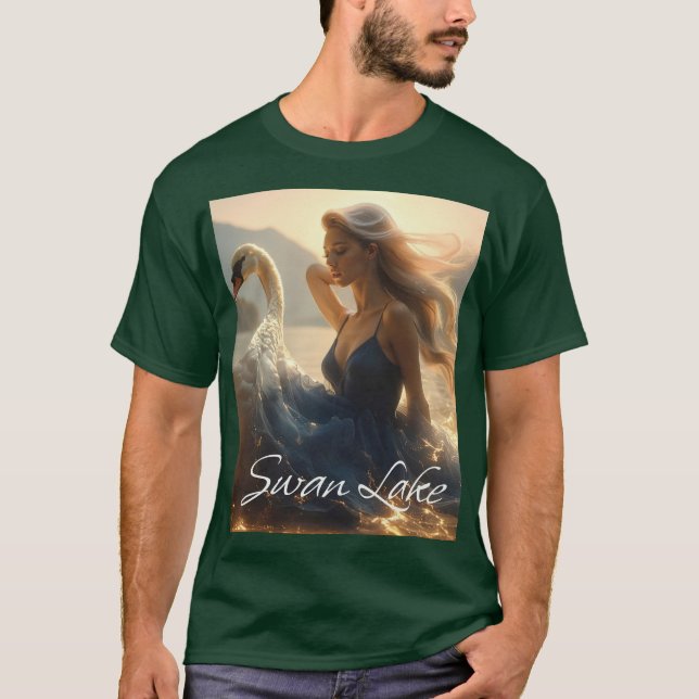 CAMISETA LAGO DOS CISNES - BALLET & DANÇA -  (Frente)