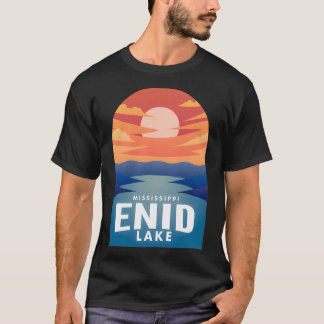 Camiseta Lago Enid MS Retro Sunset