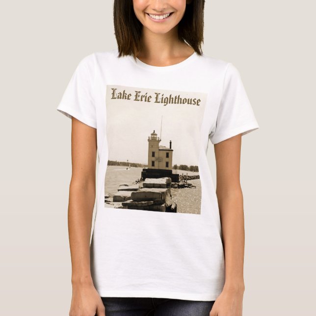 Camiseta Lago Erie Lighthouse (Frente)