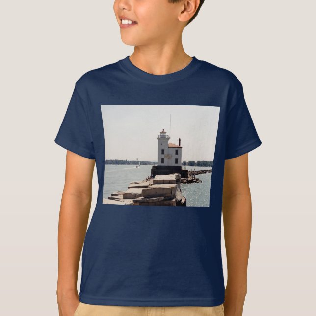 Camiseta Lago Erie Lighthouse (Frente)
