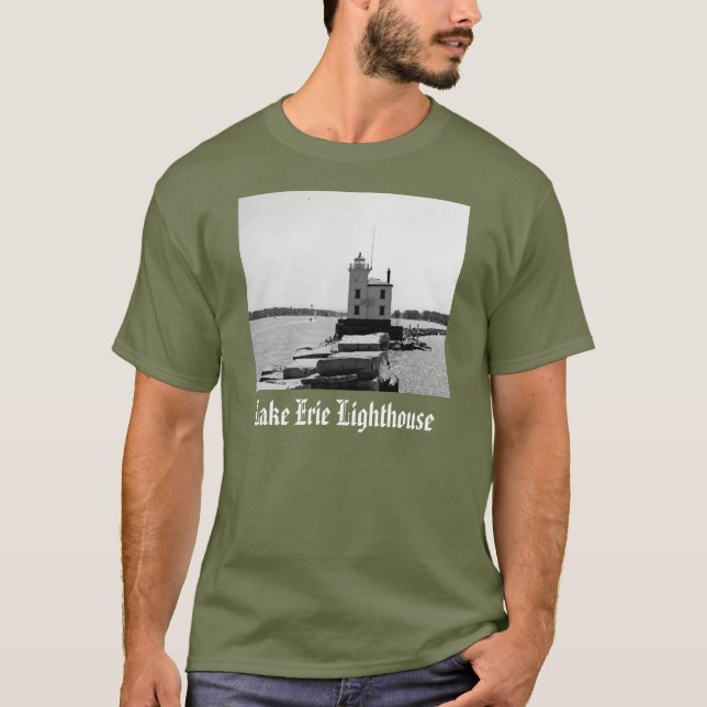 Camiseta Lago Erie Lighthouse T-Shirt (Frente)