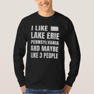 Camiseta Lago Erie Pennsylvania Vintage Pa Retro Home City