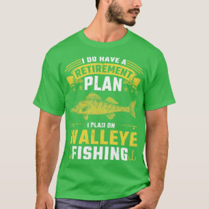Camiseta Lago Erie Plano de Reforma Pesca Walleye