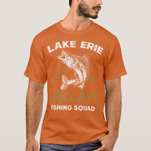 Camiseta Lago Erie Walleye - Esquadrão de Pesca