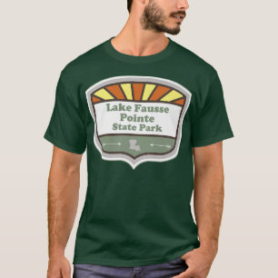 Camiseta Lago Fausse Pointe State Park Louisiana LA Crachá 