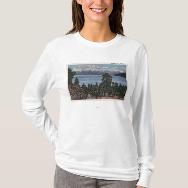 Camiseta Lago Flathead, Montana (Frente)