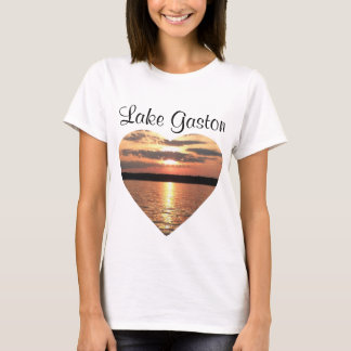 Camiseta Lago Gaston Large Heart Sunset Shirts