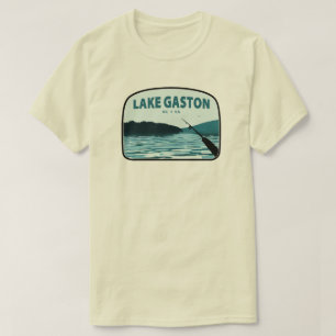 Camiseta Lago Gaston North Carolina Virginia Fish Rod