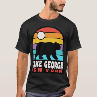 Camiseta Lago George New York Adirondack Mounts Bear Bad