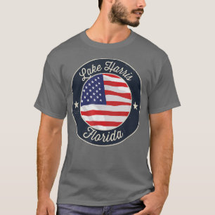 Camiseta Lago Harris - T-Shirt Patriótica Florida Souvenir