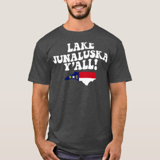 Camiseta Lago Junaluska North olina NC Flag Cute Southern