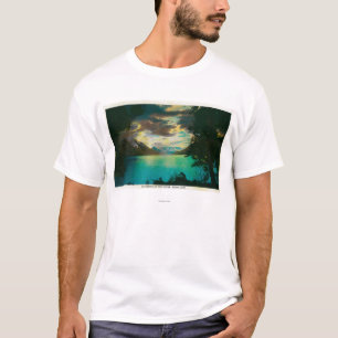 Camiseta Lago Kenai, Alaska com recolhimento da tempestade