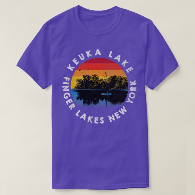 Camiseta Lago Keuka, Nova Iorque (Frente do Design)