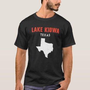 Camiseta Lago Kiowa Texas EUA Estado América Viagem Texas