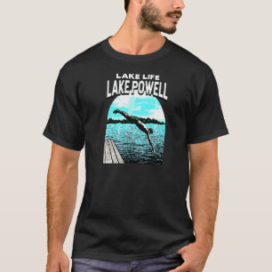 Camiseta Lago Life Lake Powell Nadando Arizona Swimmer Swi