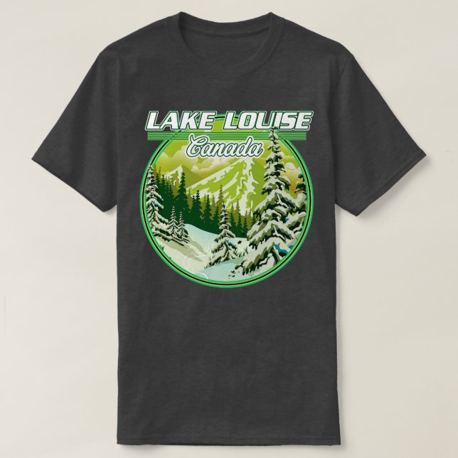Camiseta Lago Louise Canada (Frente do Design)