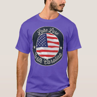 Camiseta Lago Lure - Patriótica Carolina do Norte Souvenir