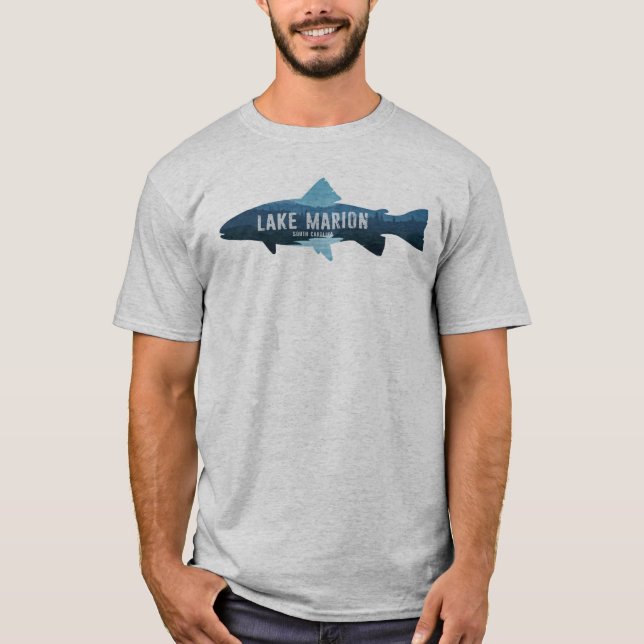 Camiseta Lago Marion South Carolina Fish (Frente)