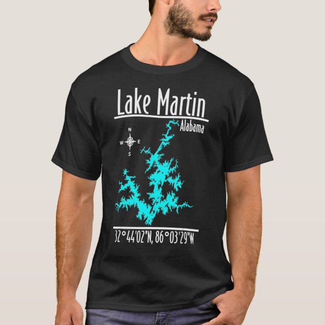 Camiseta Lago Martin Alabama (Frente)
