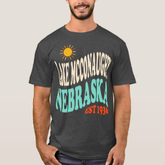 Camiseta Lago McConaughy Nebraska - Tipografia Retroativa