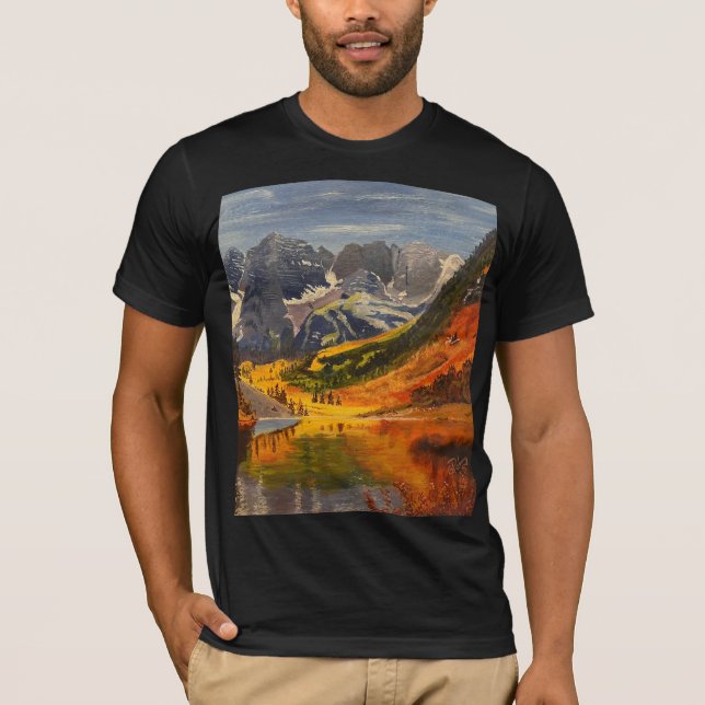 Camiseta Lago Mountain, Por Gary Poling (Frente)