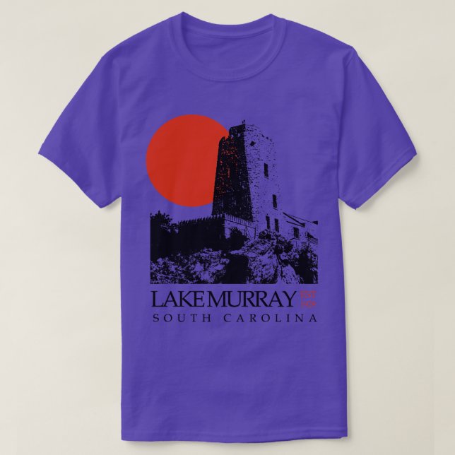 Camiseta Lago murray South Carolina (Frente do Design)