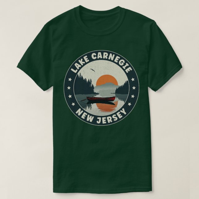 Camiseta Lago Negie New Jersey Sunset (Frente do Design)