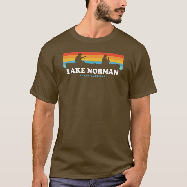 Camiseta Lago Norman Carolina Canoe (Frente)