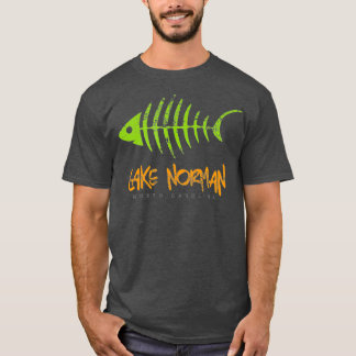 Camiseta Lago Norman Fish Fishbone Gift Afetado