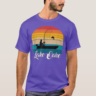 Camiseta Lago Oahe Souvenirs Oferece Presentes Pescarando P