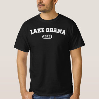 Camiseta Lago Obama 2026 Engraçado Lago Ontário Lago Améric