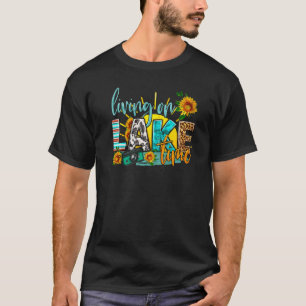 Camiseta Lago Ocidental Vivendo No Lago Time Leopard Cowhid