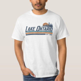 Camiseta Lago Ontário EST 1656 Sol Retro