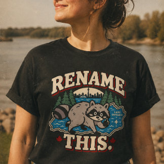 Camiseta Lago Ontário Lago América Jimothy Guaxinim