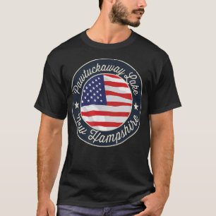 Camiseta Lago Pawtuckaway - Patriótico New Hampshire Souven