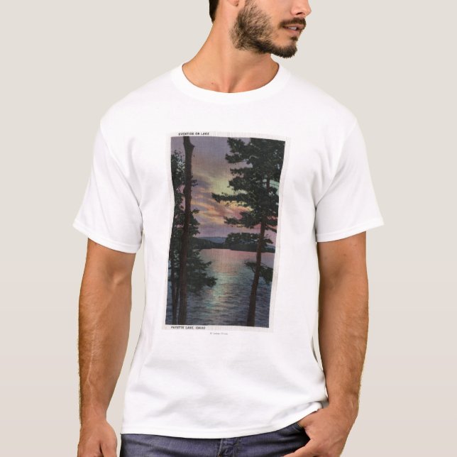 Camiseta Lago Payette, identificação - Evintide na cena do (Frente)