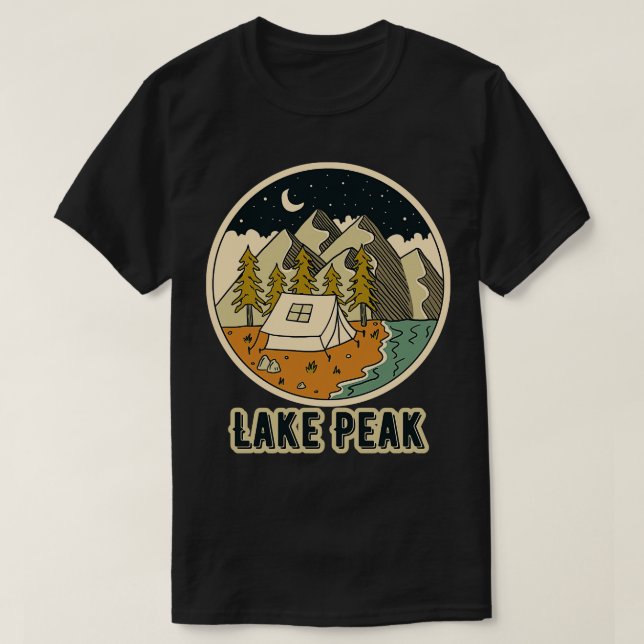 Camiseta Lago Peak (Frente do Design)