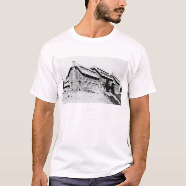 Camiseta Lago PhotographCrater do alojamento do lago (Frente)