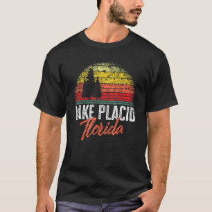 Camiseta Lago Plácido Flórida Vintage Lake Vacage Viagem D