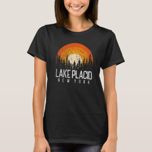Camiseta Lago Plácido Nova Iorque Nova Nova York Retro Vint