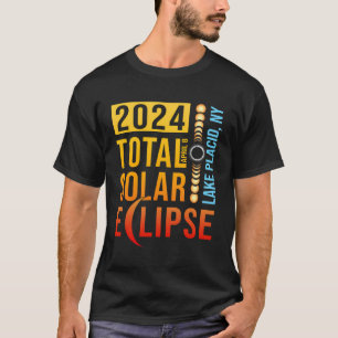 Camiseta Lago Plácido, Nova Iorque, Total Eclipse Solar 202