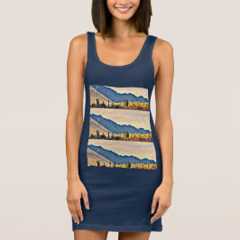 Camiseta Lago Pleasant Women's Marinho Jersey Tank Dress