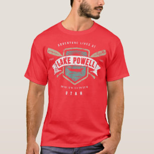 Camiseta Lago Powell Utah , Barco De Pesca Cuta Acampando G