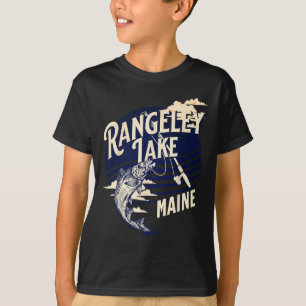 Camiseta Lago Rangeley Maine Fly Fishing Truta B Fisher Lem