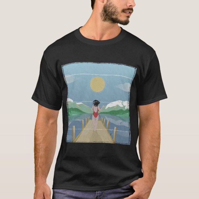 Camiseta Lago Rotoiti Nova Zelândia (Frente)