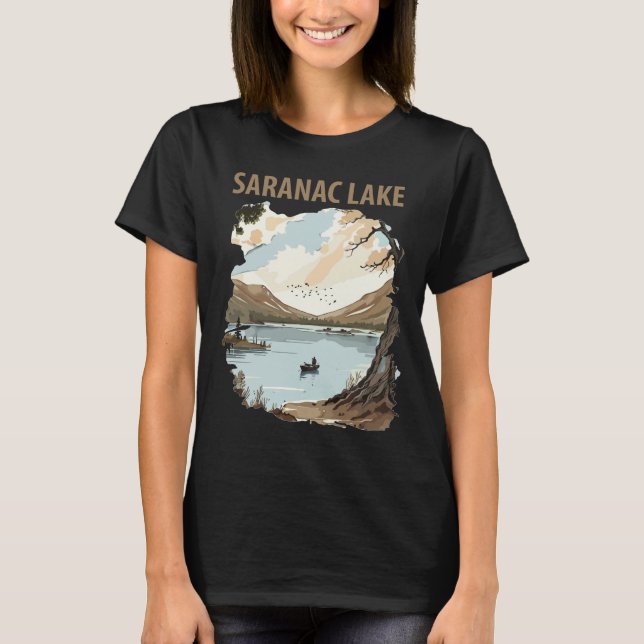 Camiseta Lago Saranac (Frente)