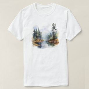 Camiseta Lago Scene T-Shirt