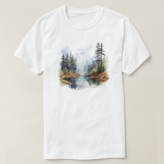 Camiseta Lago Scene T-Shirt (Frente do Design)